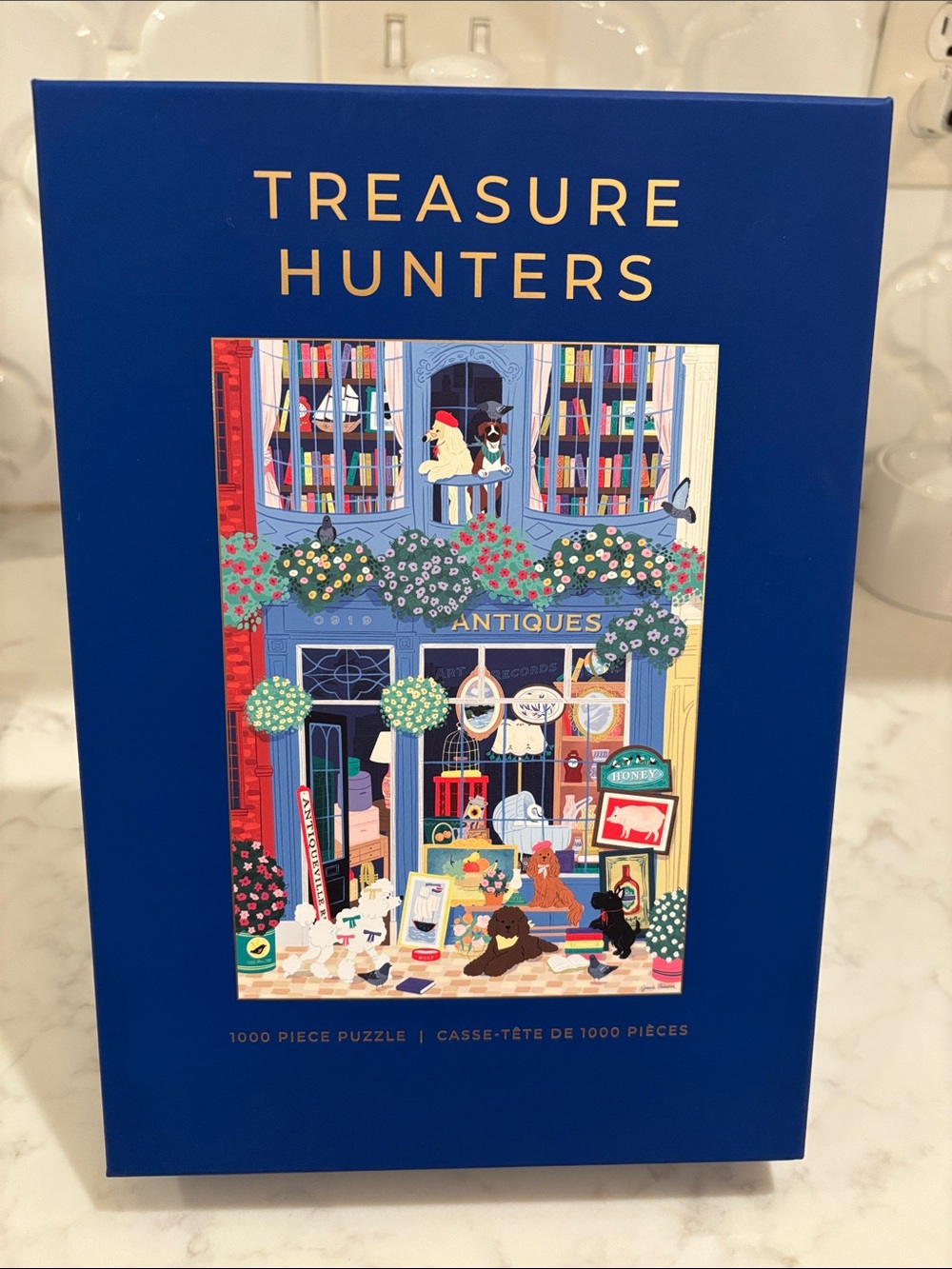 Hobbry 1000-Piece Puzzle  Treasure Hunters - Blue Box